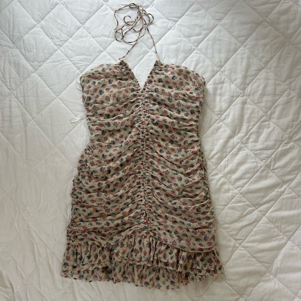Zara Cream Floral Blouse
